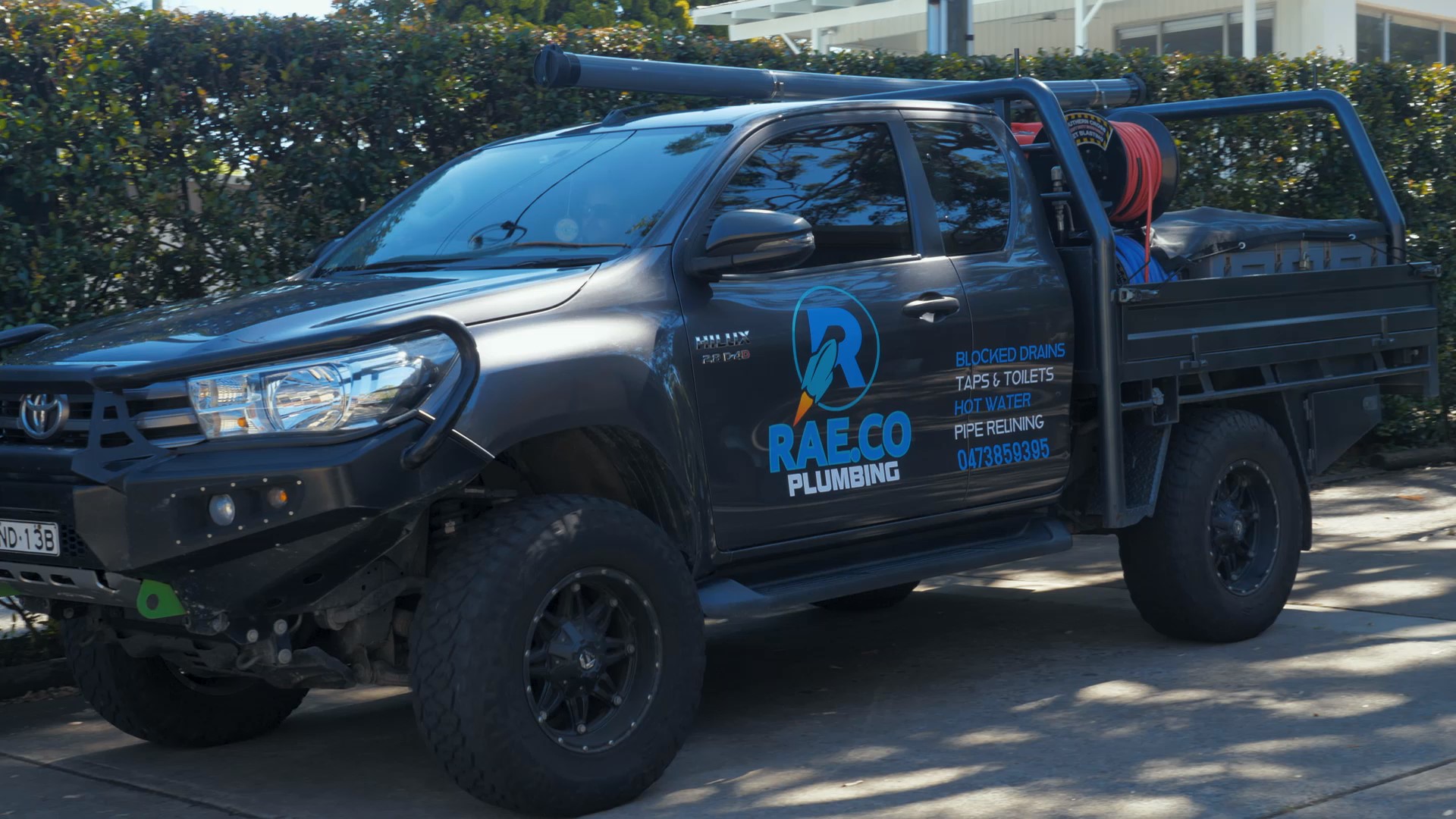 RaeCo Plumbing Truck