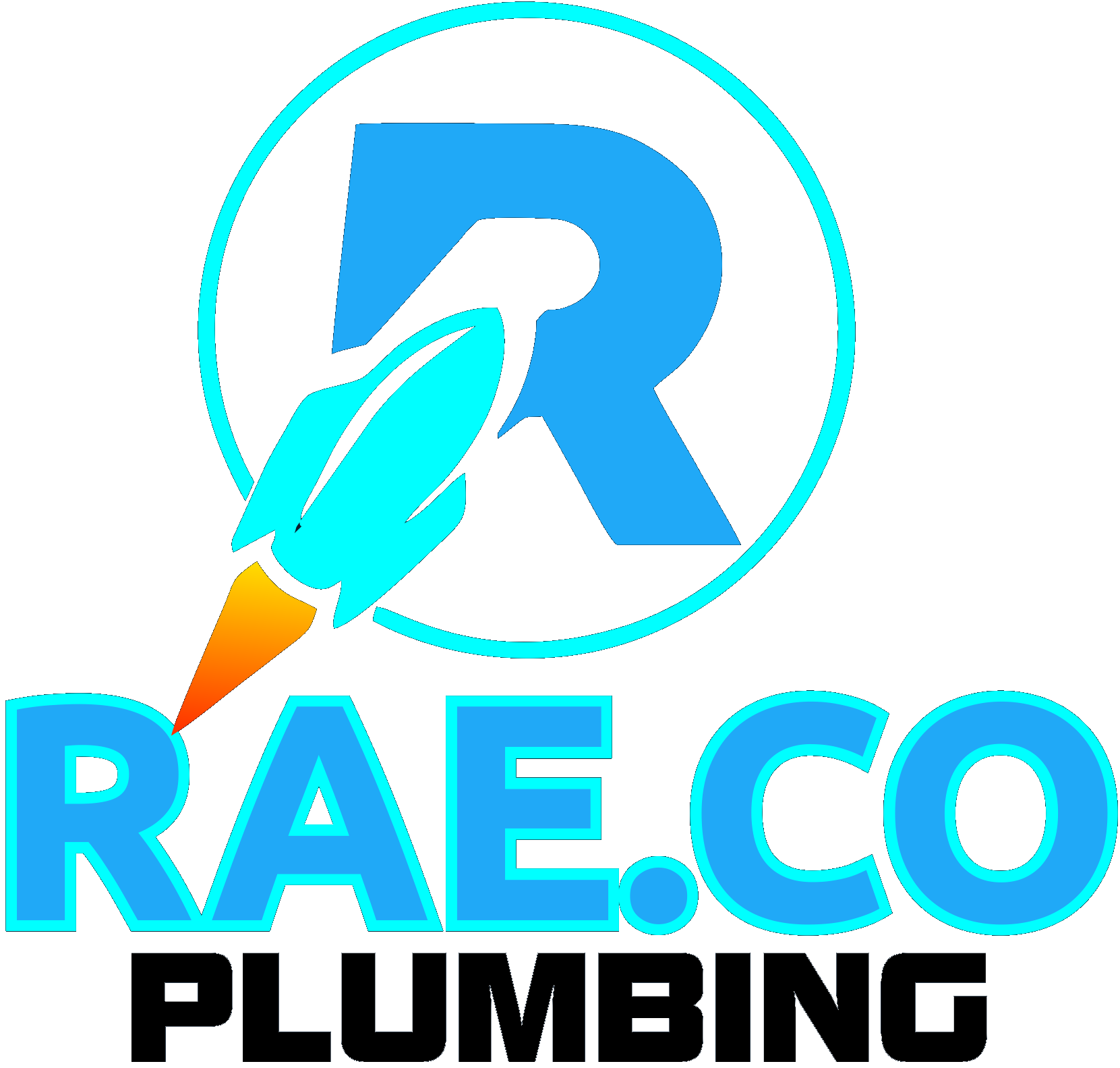 RaeCo Plumbing logo Transparent